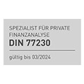 Defino Zertifizierung DIN 77230